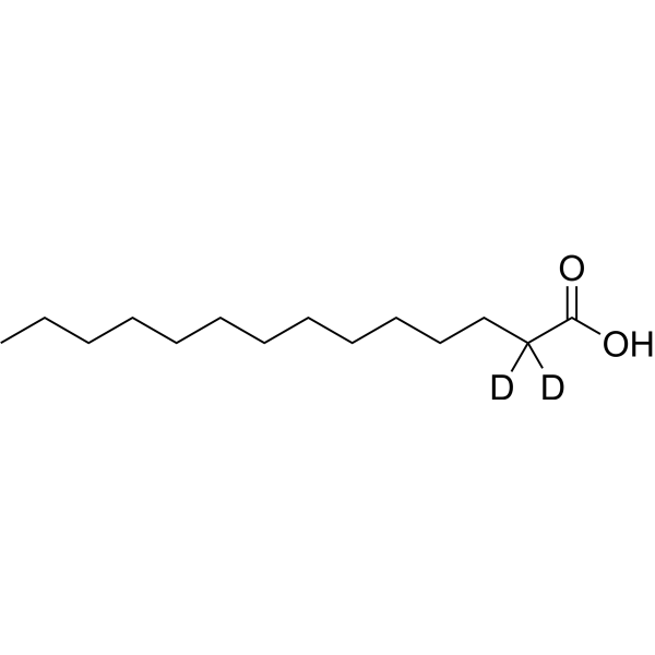 Myristic acid-d2 30719-21-2